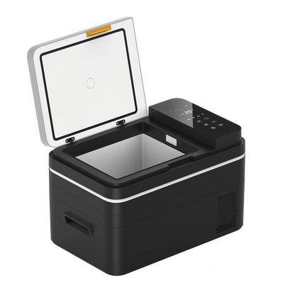 Podofo Car Refrigerator 20L 25L 30L Mini Compressor Car Freezer Cooler 48QT APP Control Cooler 12 24V DC 100 240V AC For Camping Truck Home Travel