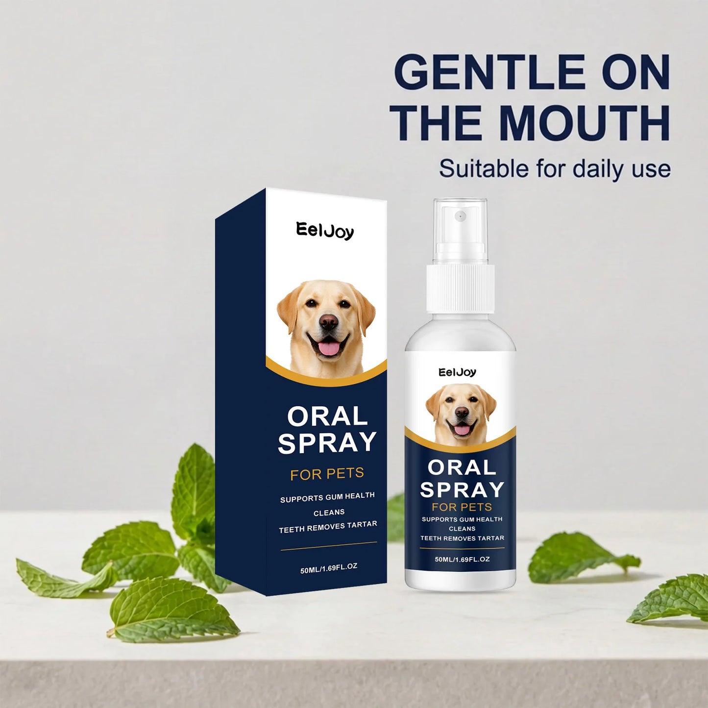 Pet Mouth Cleaning Spray Natural Plants Tartar Remover Cleaning Bad Smell Tongue Pet Accessories Dog And Cats Oral Cleanse Spray