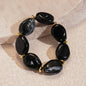 Acrylic Irregular Square Round Beaded Bracelet Bangle for Women Imitation Stone Chain Bracelet Hand Accessories Couple Gifts K