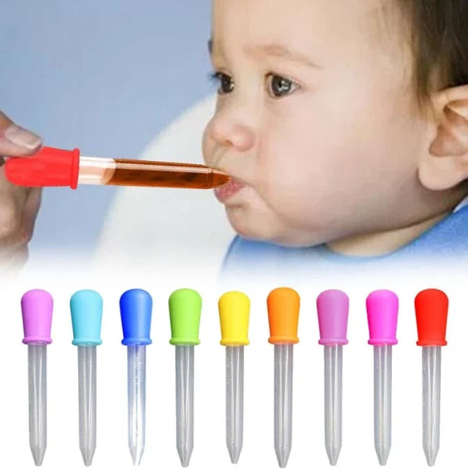 10Pcs/Set 5ml Silicone Plastic Pipette School Lab Experiment Supplies Dropper Feeding Medicine Liquid Eye Ear Pipette Dropper