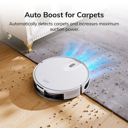 ILIFE V20 Robot Vacuum Cleaner, 5000Pa Suction, SOF LiDAR Smart Navigation, APP Control, Customizable Cleaning, Self Charging