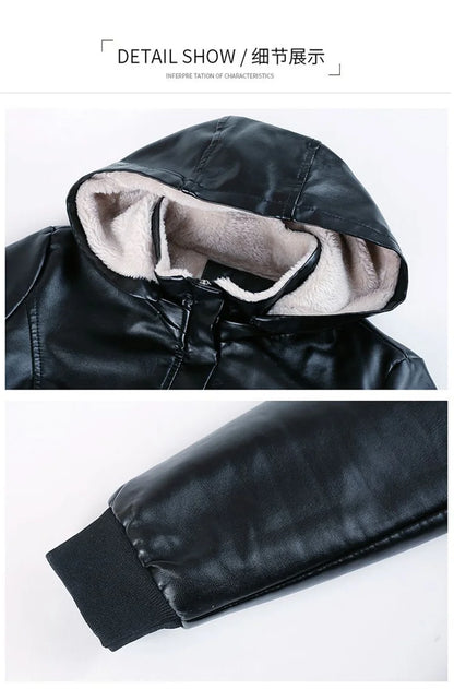 Winter Coat New Fashion Soft Leather Clothes Women's Long Sheep Leather Jacket Plus Velvet Padded Warm Coat