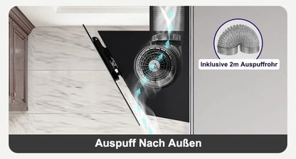 ‌60cm Range Hood CycloneForce™  A++ Energy - Smart Delay Shutdown with Activated Carbon Duct/Ductless Mode (TouchSync Control)