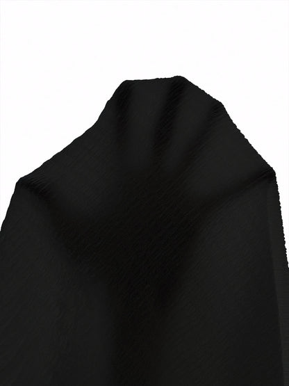 Men's casual shirts, short-sleeved men's shirts, summer clothes, pleated fabrics, light and breathable, suitable for queuing for
