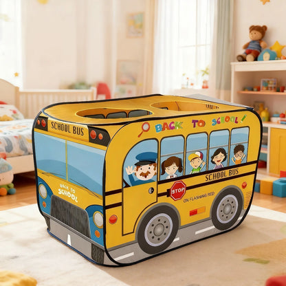 Fun Foldable Play Tent for Kids - Easy to Pop Up, No Assembly Required, Car Design, Durable Polyester and Steel Frame, Playhouse for Boys and Girls, Holiday Gift, Beach Toy