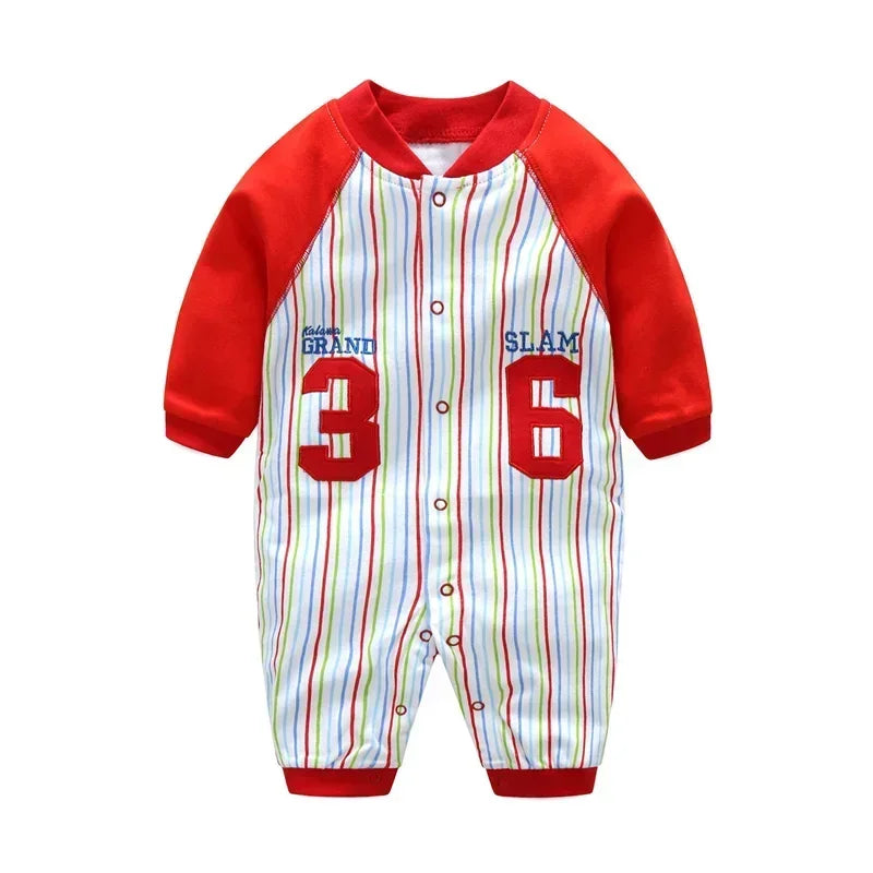 Spring Autumn Newborn Baby Boy Rompers Cotton Girls Clothes 0 to 12 Months Comfortable Babies Jumpsuits Clothing Onesies