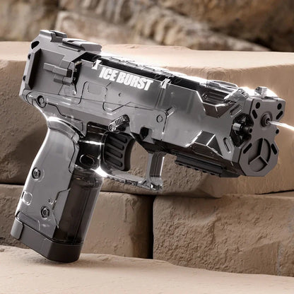 Mechanical Continuous Firing Water Gun Toys for Kids Summer Outdoor Beach Pool Toy High-pressure Mini Pistol Water Guns for Baby