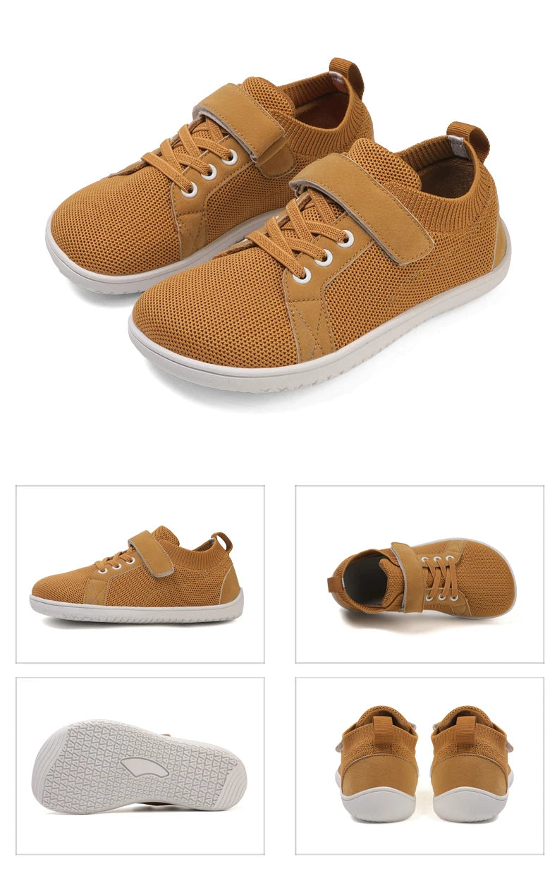 Kids wide foot barefoot shoes boys and girls minimalist kids sneakers natural opening shoes toddler small big kids walking shoes