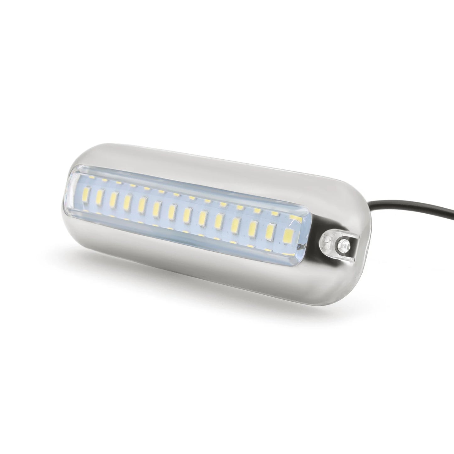 12V LED Boat Transom Light Underwater Pontoon Marine Ship Boat Accessories Light Stainless Steel Waterproof Marine Light IP68