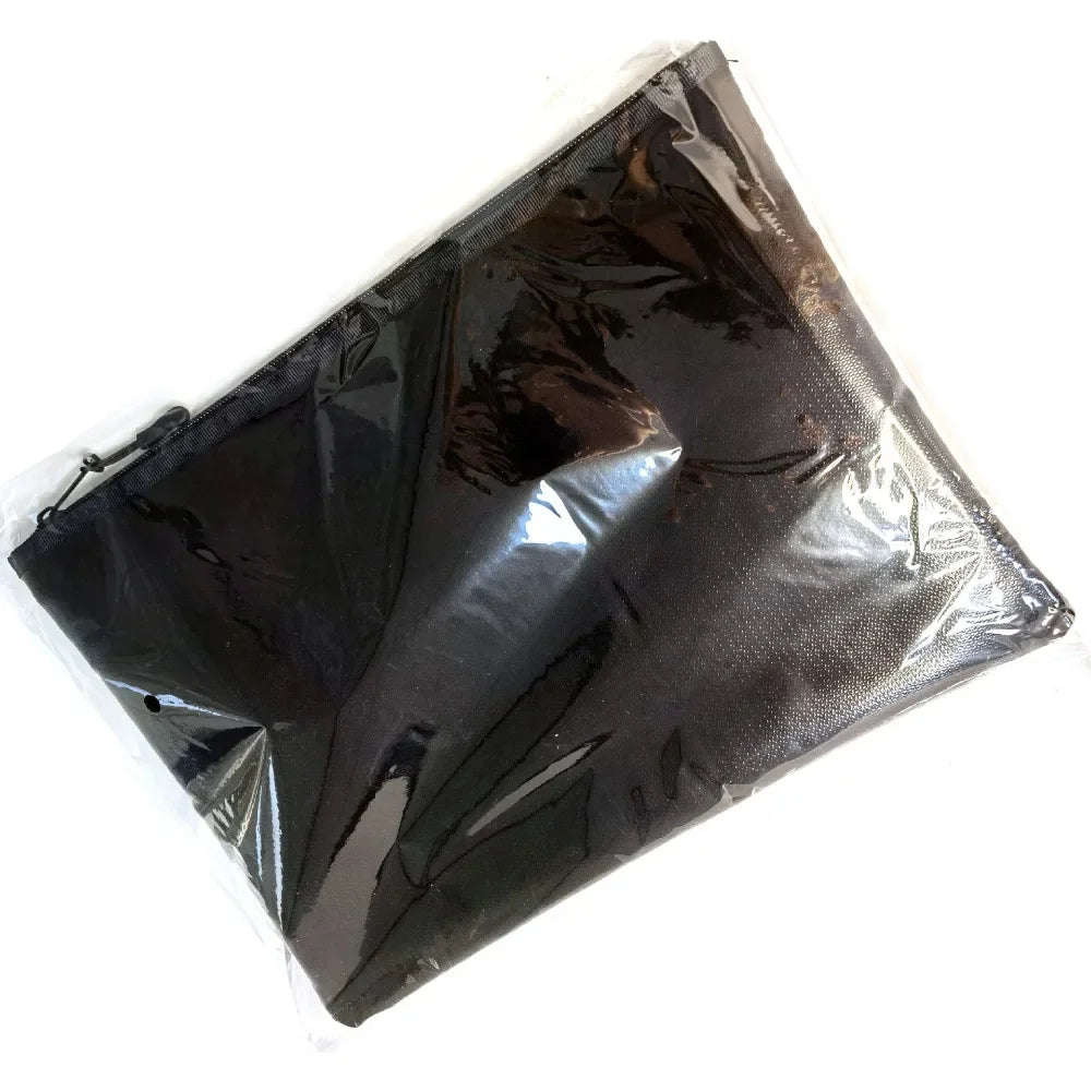 Fireproof Money Bag Flame Resistant Waterproof Document File Pouch Cash Bank Deposit Safe Storage With Pockets Zippers
