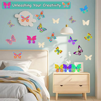 354 Butterfly Craft Sets, Butterfly Decorations, Handmade DIY Birthday Gifts, DIY Birthday Craft Sets