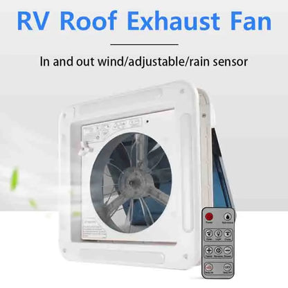 TYTXRV Caravan Accessories 11'' 12V CE RV Roof Vent Fan Manual Lifting Skylight Exhaust Fan for Camper Motorhome Travel Trailer