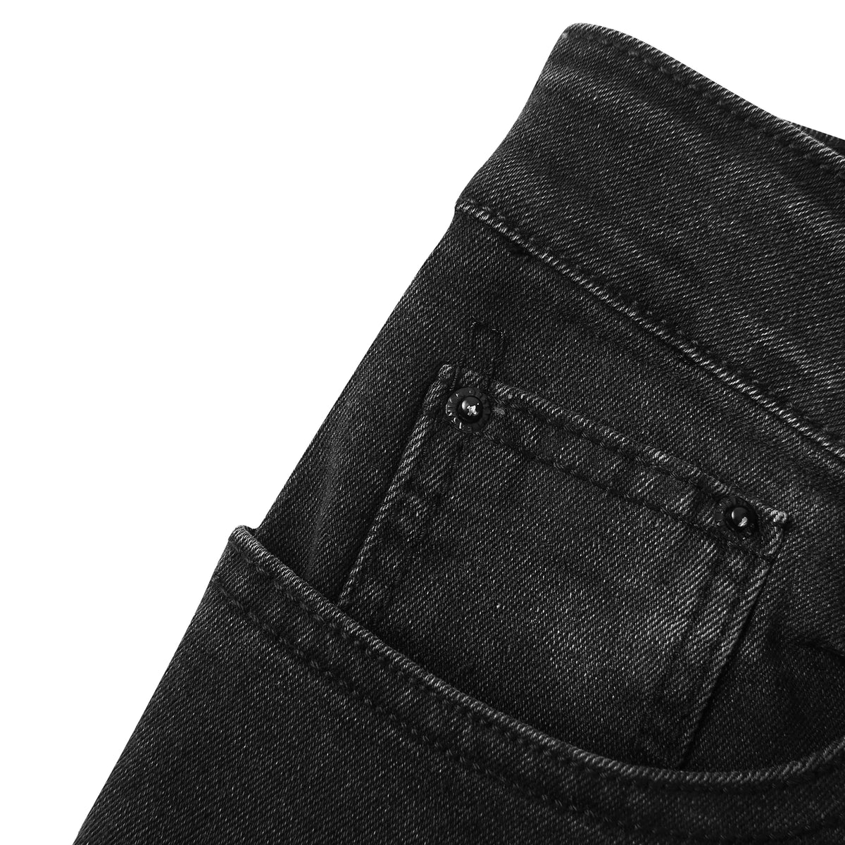 2025 New Men Slim Biker Ripped Long Denim Trousers Skinny Jeans Side Straps Zips Male Jogging Pants Destroyed Stretchy Pants
