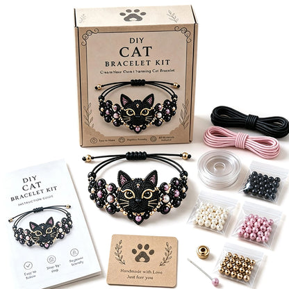 DIY Beaded Bracelet Making Kit,All in 1 Jewelry Making Set Beginner-Friendly Beaded Animal Making Kits,(Non Finished Products)
