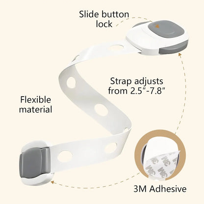 Toilet Locks Baby Proof Child Toddlers, Sturdy Safety Toilet Lid Seat Proofer Lock for Kids Pets Dog, Easy Installation