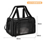 Large Capacity Mesh Breathable Pet Bag Outdoor Portable Cat Backpack Breathable Mesh Pet Travel Carrier Cats Daily Outdoor Use