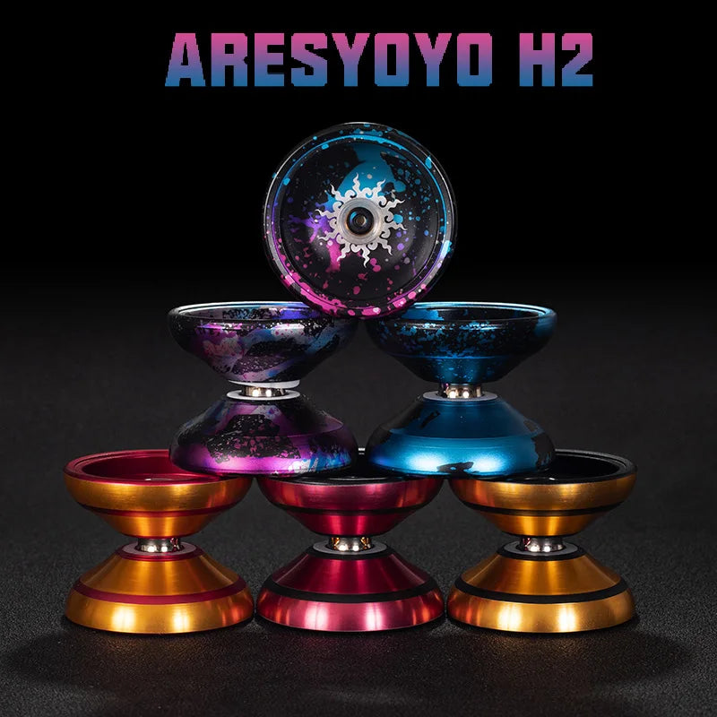 Yoyo Professional Competition Metal Yo Yo Factory with 10 Ball Bearing Alloy Aluminum High Speed Unresponsive Toys for Kids Toys