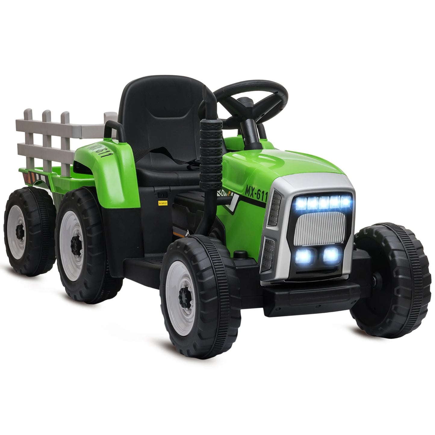 Electric Car for Children, Tractor for Children, with Parental Remote Control, Size 136.5x50x52.5 cm