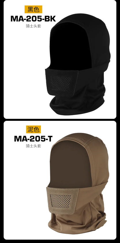 Airsoft Mask for Men Tactical Mask Headgear Full Face Protection Knight Headwear for Paintball Hunting Sport