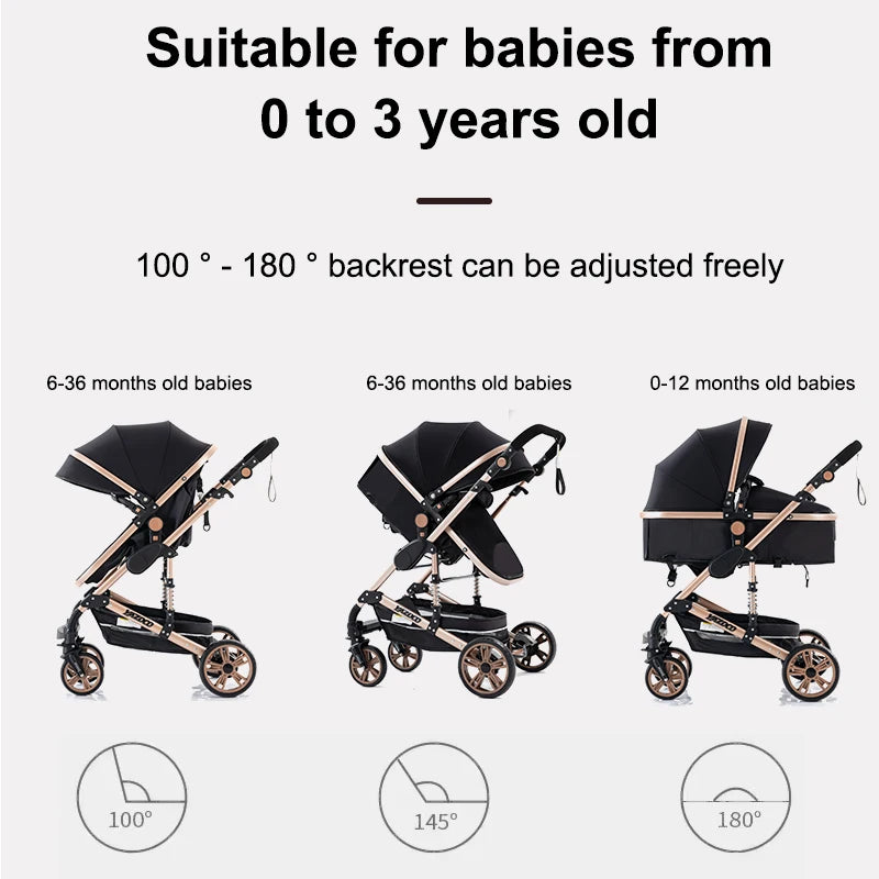 Baby stroller 3 in1,four wheel stroller,2 in 1 baby car,Lightweight strollers,Mutifunction Strollers,baby carriage,Poussette