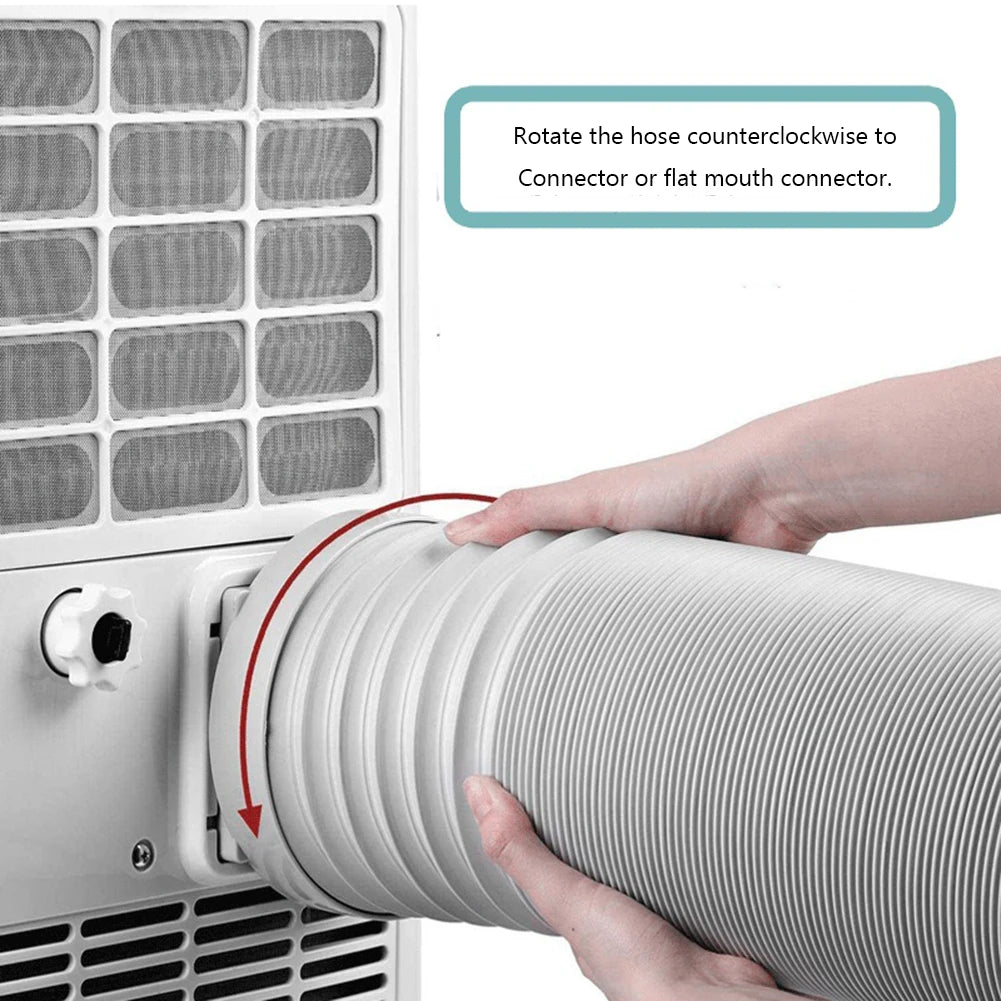 1.5/2M Portable Flexible Conditioner Exhaust Hose Tube/13/15cm Exhaust Pipe Hose Connector Interface for Mobile Air Conditioning