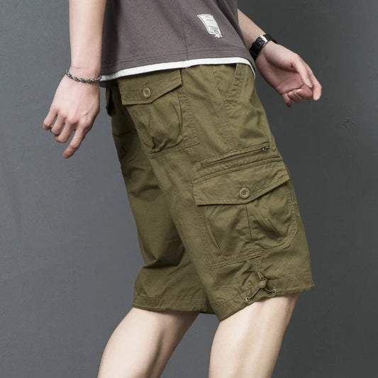 Men's Summer Military Camouflage Shorts Casual Cotton Camo Loose Cargo Shorts Male Bermuda Camuflada Plus Size 5XL