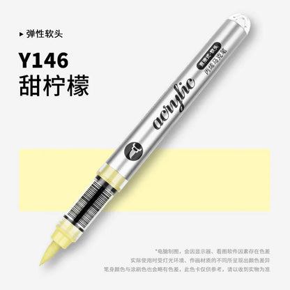 1 PC 120 Colors Acrylic Paint Marker Pens Professional Drawing Pens for Graffiti Manga School Aesthetic Stationery Art Supplies