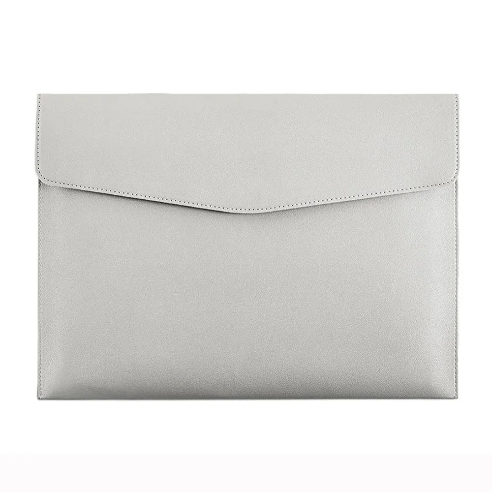 Stationery Dustproof Leather Leather Document Pouch Large Capacity A4 Leather File Folder File Bag for Men