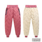 Winter Padded Pants Kids Thick Plus Velvet Warm Trousers Boys Lamb's Wool Cotton Long Pants Autumn Children Casual Sports Pants