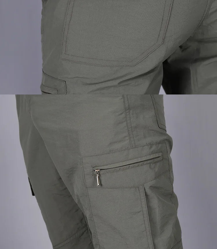 Male Cargo Pants Men Army Military Tactical Pants Streetwear Jogger Trekking Hiking Mountain Work Tourism Trousers Slim Fit