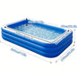 Foldable Inflatable Pool Thickened Family Swimming Pools Adult & Children Paddling Pool for Garden Backyard Summer Water Parties