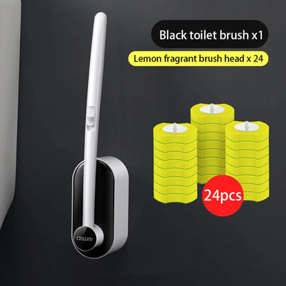 Disposable Toilet Brush Without Dead Angle Cleaning Tools Household Long Handle Cleaner Brush Bathroom Accessories For Toilet
