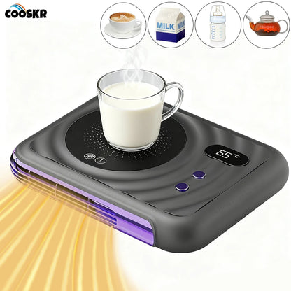 Mug Warmer Electric Cup Warmer Fastest Heating Cup heater with Temperature Display for Coffee Milk Tea Fan Warmer In Winter
