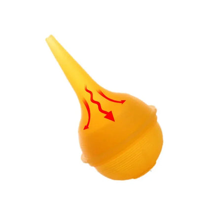 Reusable Clear Silicone Baby Ear Syringe & Nasal Aspirator Newborn Manual Sucks Snot and Mucus Nasal Bulb Ear Syringe Cleanable