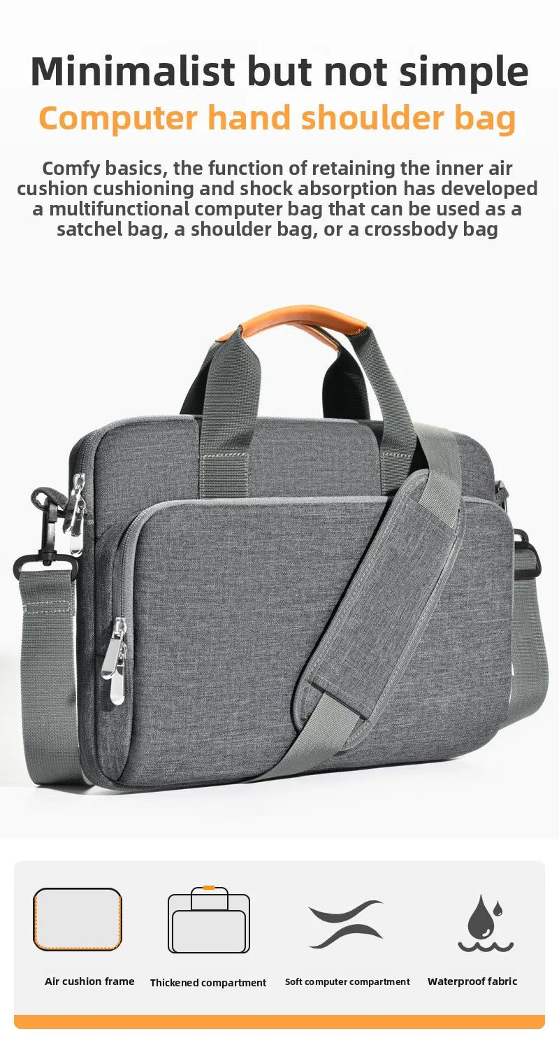 Laptop Bags 13 14 15 16 inch Notebook Bag for MacBook Air Pro M1 M2 M3 M4 Computer Handbag Briefcase Women Men Work Sleeve Bag
