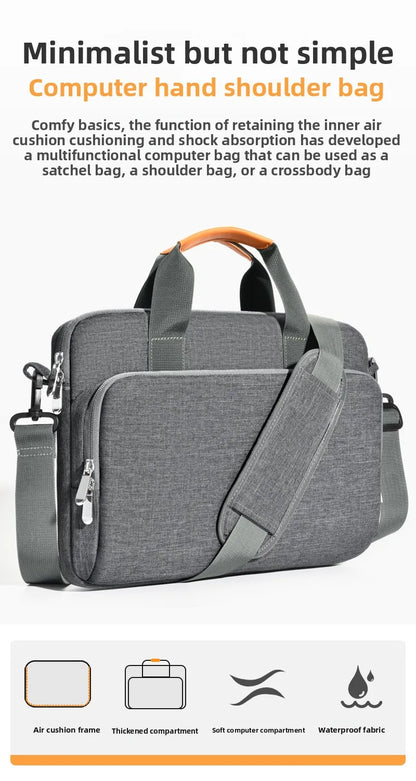 Laptop Bags 13 14 15 16 inch Notebook Bag for MacBook Air Pro M1 M2 M3 M4 Computer Handbag Briefcase Women Men Work Sleeve Bag