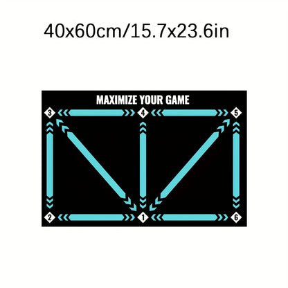 New football control training mat | Stable, quiet rubber bottom | Digital guidance design | Enhances ball feel, daily training