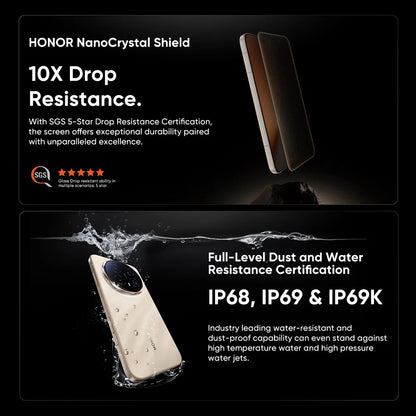 Global Version Honor Magic 8 Pro 5g Smartphone Snapdragon 8 Elite Gen 5 200Mp Aimage Camera 7100Mah 100W 6.71'' Oled Nfc Esim Honor Phone