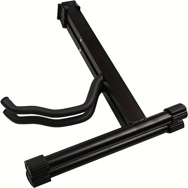 A-Frame Metal Guitar Stand Foldable Floor Stand for Acoustic Electric Guitar Bass, Stable Portable Music Instrument Holder