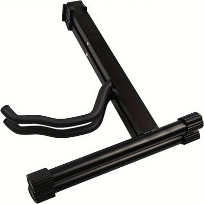 A-Frame Metal Guitar Stand Foldable Floor Stand for Acoustic Electric Guitar Bass, Stable Portable Music Instrument Holder