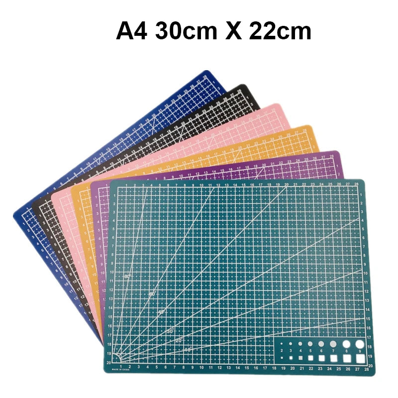 A3/A4/A5 Double Side Craft Cutting Mat Cutting Board Sewing Pad Artist Carving Tools Handmade Crafts DIY Props 5 Colors 45×30cm
