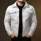 Men'S Casual Fashionable Outerwear Jacket Mens Medium Long Cotton Jacket Men'S Jackets Casual Daily Wear Jacket Ropa De Hombre