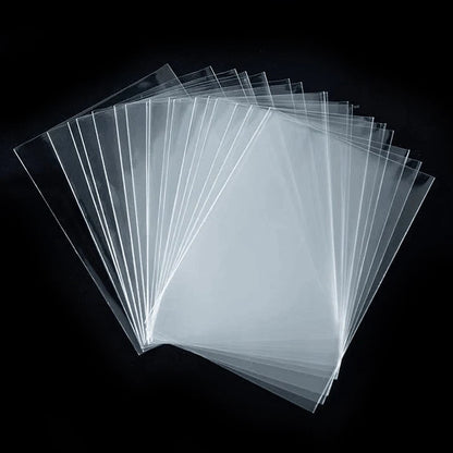 100pcs 65*90mm/61*88mm Card Sleeves Card Protectors Perfect Size for Football Card, Sport Card, MTG Card Collection Card Storage