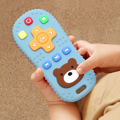 Baby Teethers Remote Control Shape Silicone Molar Chewing Toys Silicone Teething Toys Infant Baby Gifts Newborn Accessories