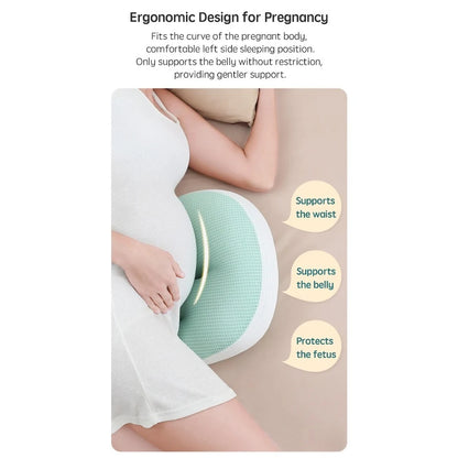 Pregnancy Pillow with 1pc Free An Auxiliary Pillow Cotton Waist Support Pillow for Pregnant Women Sleeping Body Pillow