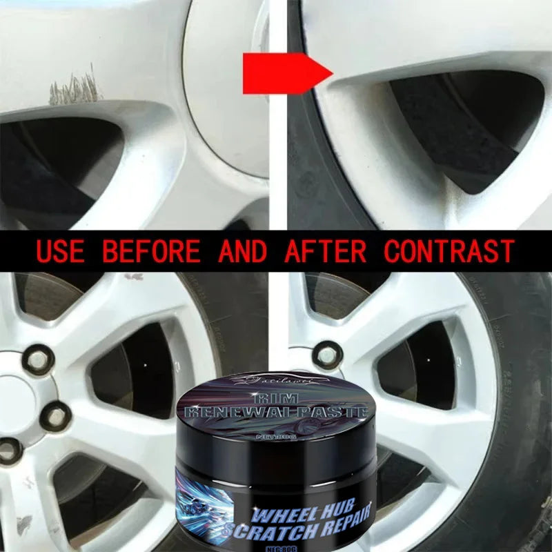 High Quality Wheel Rim Scratch Reconditioning Paste, Tire Rim Scratch Paint Repair Paste - Aluminum Alloy Wheel Hub Repair