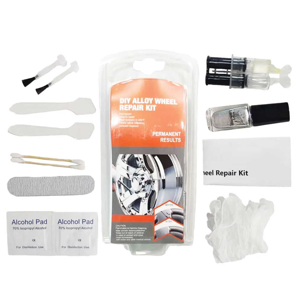 Alloy Wheel Scratch Repair Kit For Car Scratch Fix Repair Wheels Kits Auto Dent Scratch Paint Surface Restore Rim Care Tool
