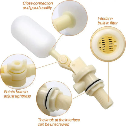 1 Set Caravan Motorhome Autofill Mains Water Adapter Replacement Float Valve For Aquaroll Aquaruis Rolly Poly Automobiles Parts