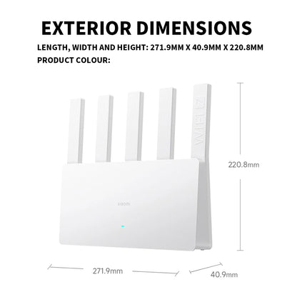New XIAOMI Router BE5000 WiFi 7 5011Mbps 2.5GHz Network Port 512MB Memory Dual Broadband Access Network Security Protection  -CN
