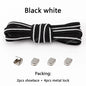 No tie Shoe laces Elastic laces Sneakers Flat Shoelaces without ties Quick Shoelace for Shoes Kids Adult One Size fits All Shoes